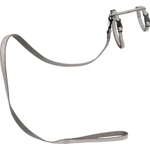 Nylonsele + line m/refleksS/L 29-50 cm grå