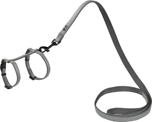 Nylonsele & line Refleks L 29-50 cm grå