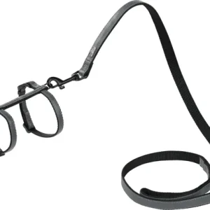 Nylonsele & line Refleks S-M 19-30 cm sort