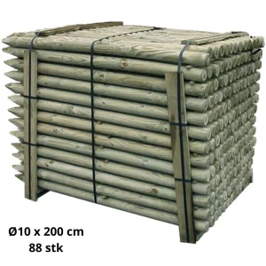 Ø10 x 200 cm hegnspæl HEL PALLE