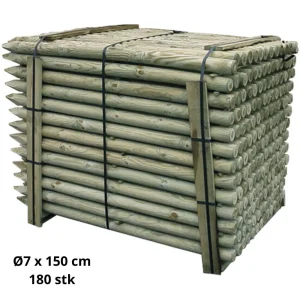 Ø7 x 150 cm hegnspæl HEL PALLE