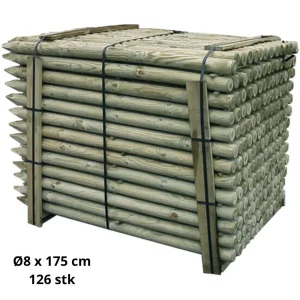 Ø8 x 175 cm hegnspæl HEL PALLE