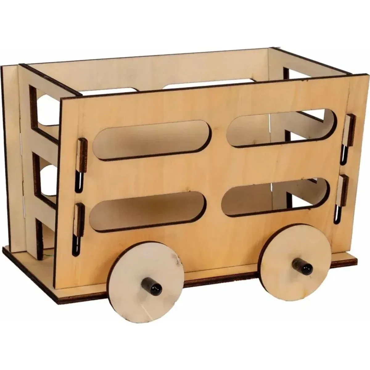 Ozami Fodervogn til smådyr 20x12x14 cm – Trævogn til hø