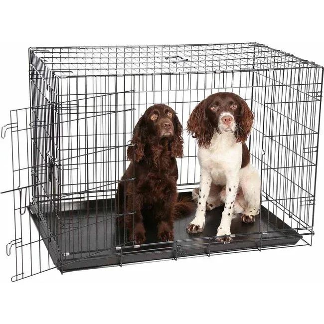 Ozami Hundetransportbur Sort 108.5×70.5×77.5cm