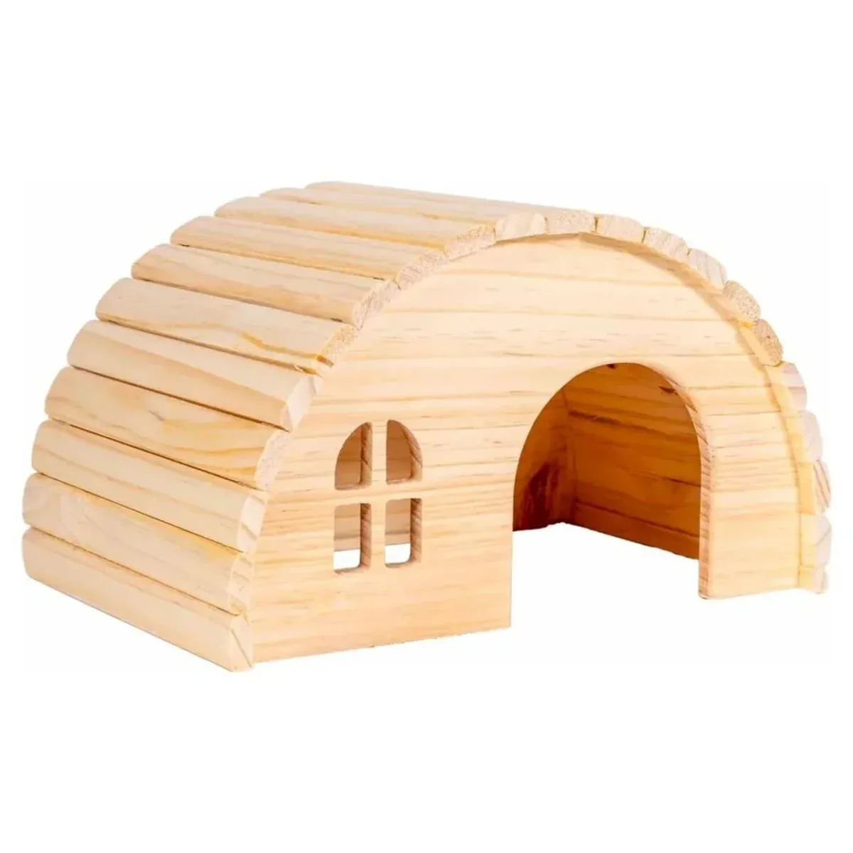 Ozami Træiglo 29x17x20 cm – Naturligt hus til smådyr