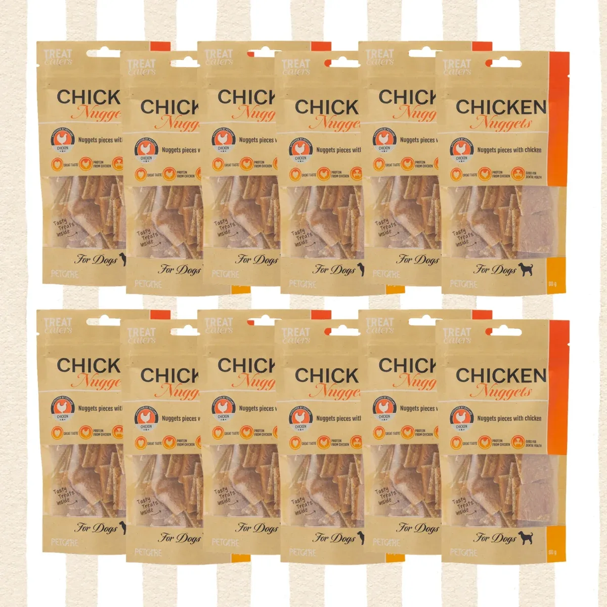 Pakketilbud – Kyllingenuggets, 80g – 12 Poser