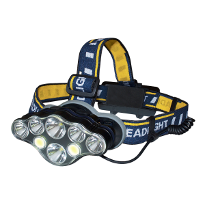 Pandelygte 600 Lumen genop. hvid/rød