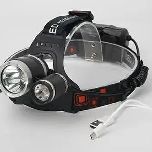 Pandelygte m. 3 lygter, 300 lumen, genopl.