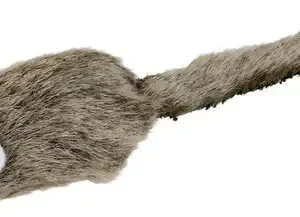 Pelsmus 5 cm grå