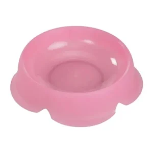 Plastikskål Flower 200 ml pink