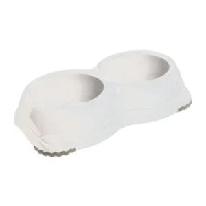 Plastskål 2x200 ml hvid