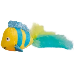 Plys fisk, blinkende lys med catnip