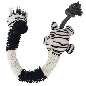 Plys zebra med indvendigt reb