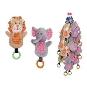 Plysdyr Løve el. Elefant 27 cm