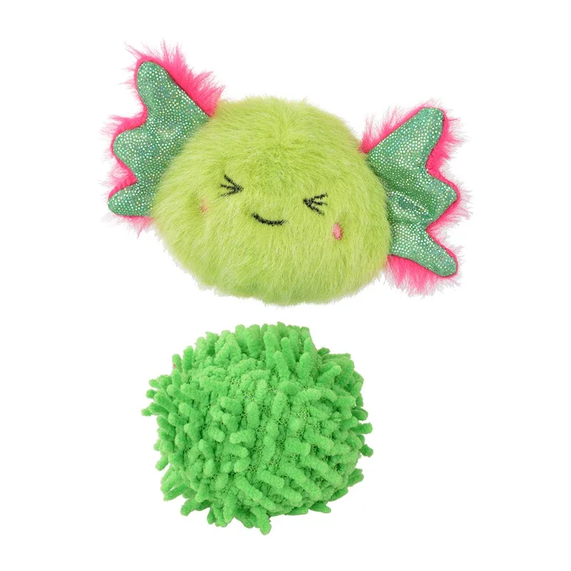 Plyslegetøj axolotl 2-pak ass. farver - Image 2