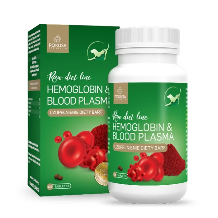 POKUSA RawDietLine Hemoglobin and Blood plasma 120 tabs - Image 2