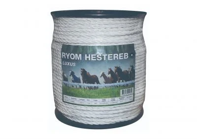 Polyreb hvid luksus, 200 meter – Heste Tråd - Image 2