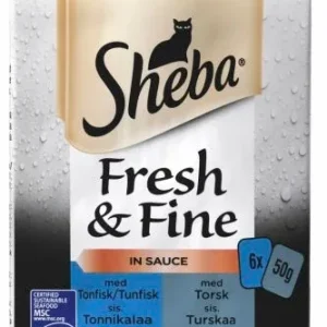 Pouch Fresh&Fine Fish Collecti Tun&cod 6x50g