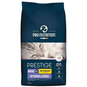 Prestige Cat 8+ Sterilized Chicken 10 kg.