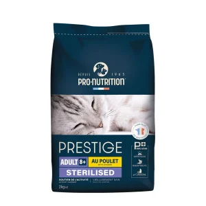 Prestige Cat 8+ Sterilized Chicken 2 kg.