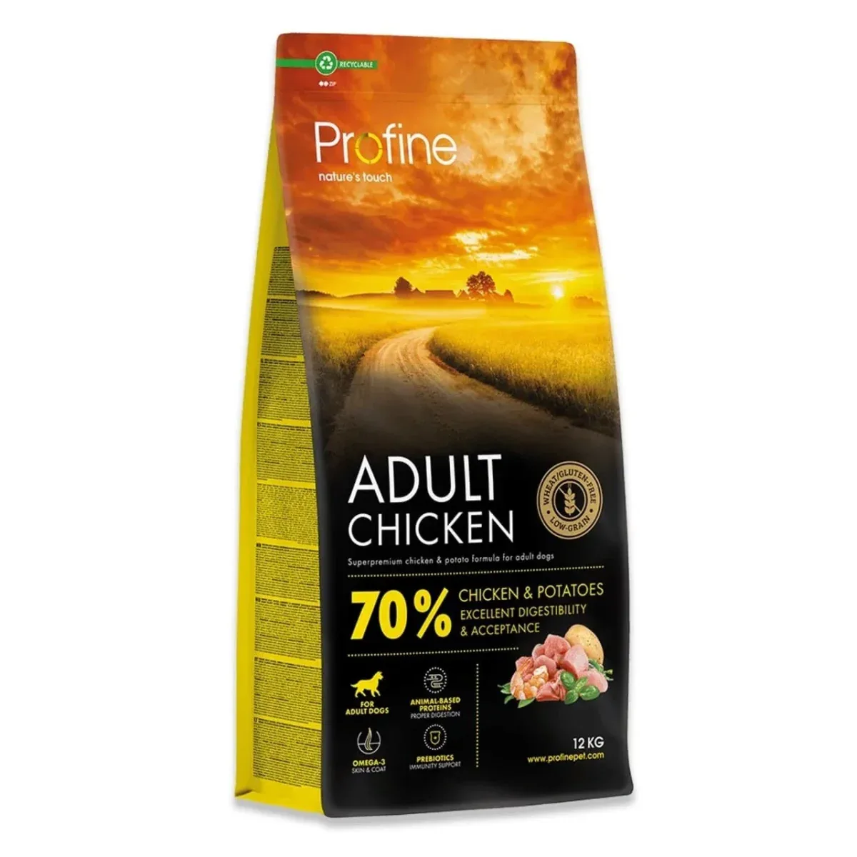 Profine Adult Chicken 12 kg – Glutenfri hundefoder med kylling