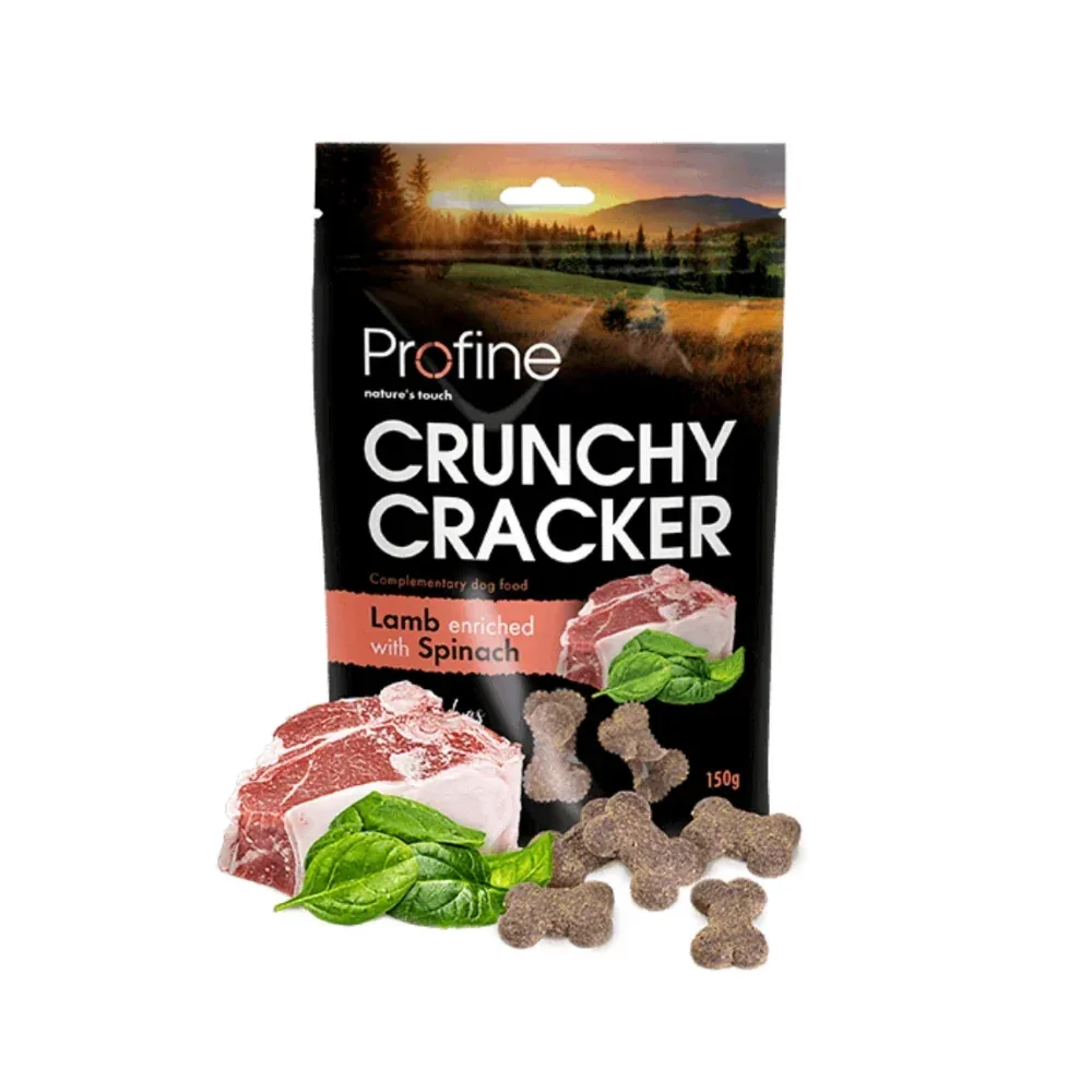 Profine Crunchy Cracker – Lam & Spinat, 200 g