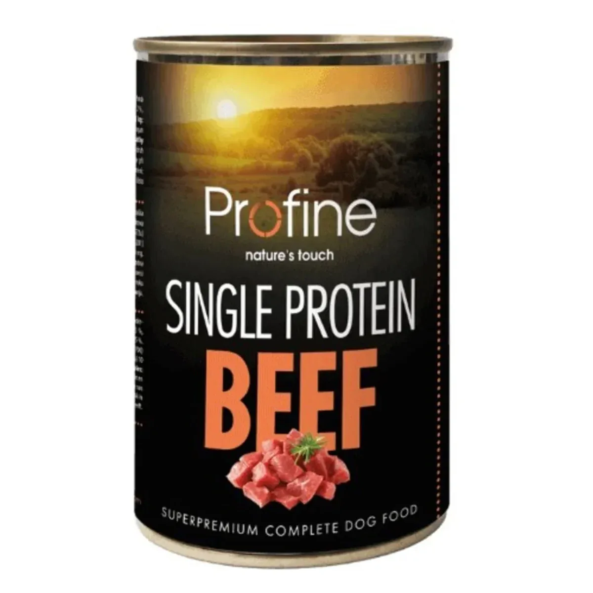 Profine Single Protein Beef 400 g – Kornfrit vådfoder med oksekød