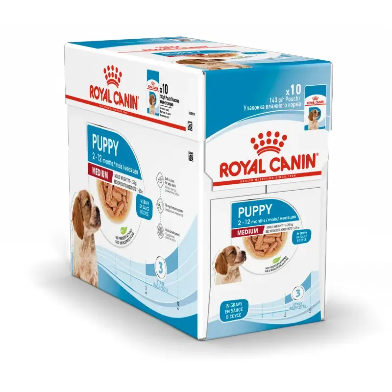 Puppy Medium menu 10 x 140 g