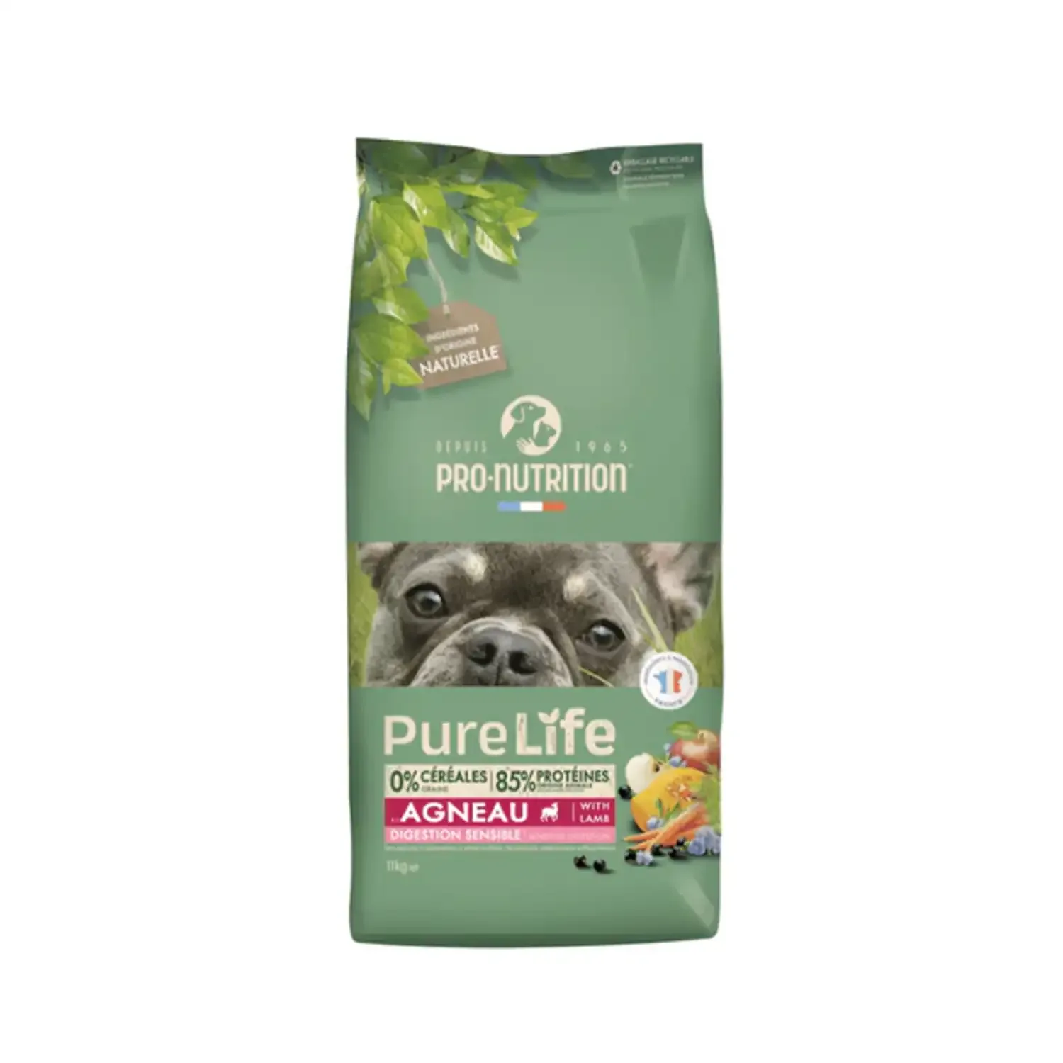 Purelife Adult Sensible m. lam – Kornfrit hundefoder – 11 kg