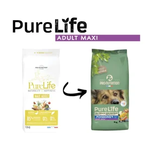 Purelife Maxi Adult – Kornfrit Hundefoder – 12 kg