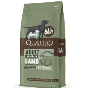 Quattro No Grain All Breed Adult Lamb 12kg