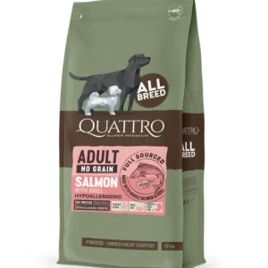 Quattro No Grain All Breed Salmon & Krill 12kg