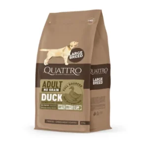 Quattro No Grain Large Breed Dog Duck 12 kg