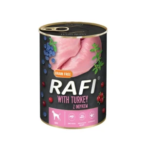 Rafi Vådfoder m kalkun voksen 400 g