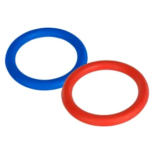 Ring naturgummi 15 cm ass. rød eller blå