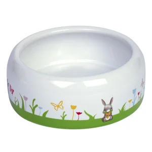 “Rodent ceramic feeding trough “”Flower”””