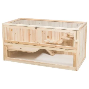 Rodent home wood 100x50x50 cm
