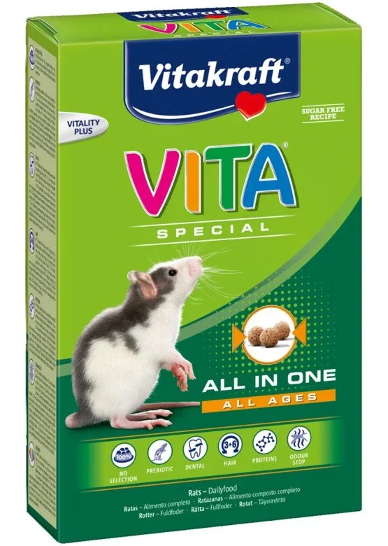 Rottefoder, Vitaspecial. Til rotter i alle aldre