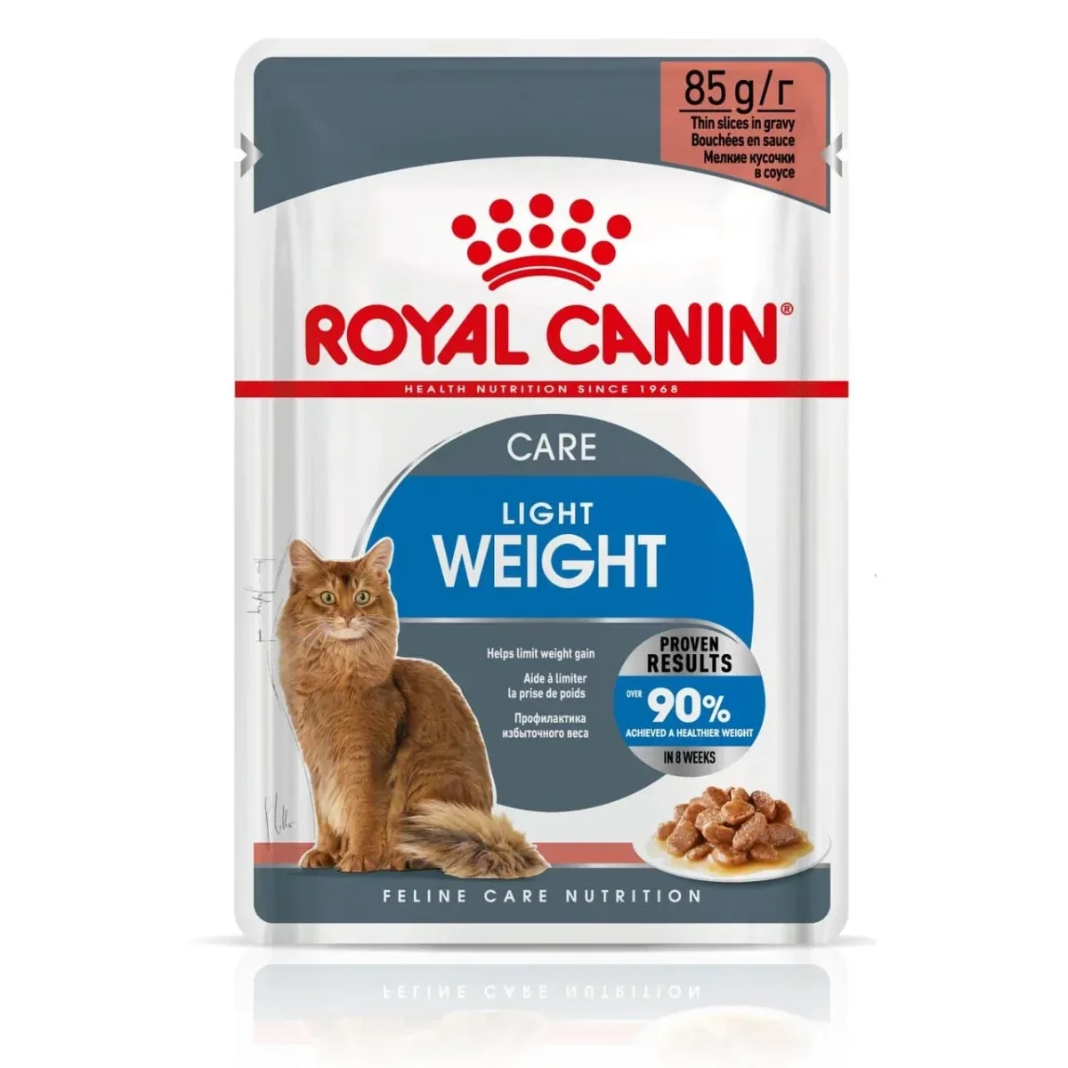 Royal Canin Ultra Light Gravy Adult Vådfoder til kat 12×85 g