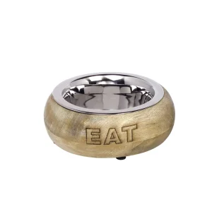 Rustfri stålskål “EAT”