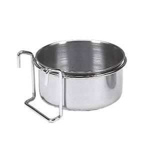 Rustfri stålskål med holder