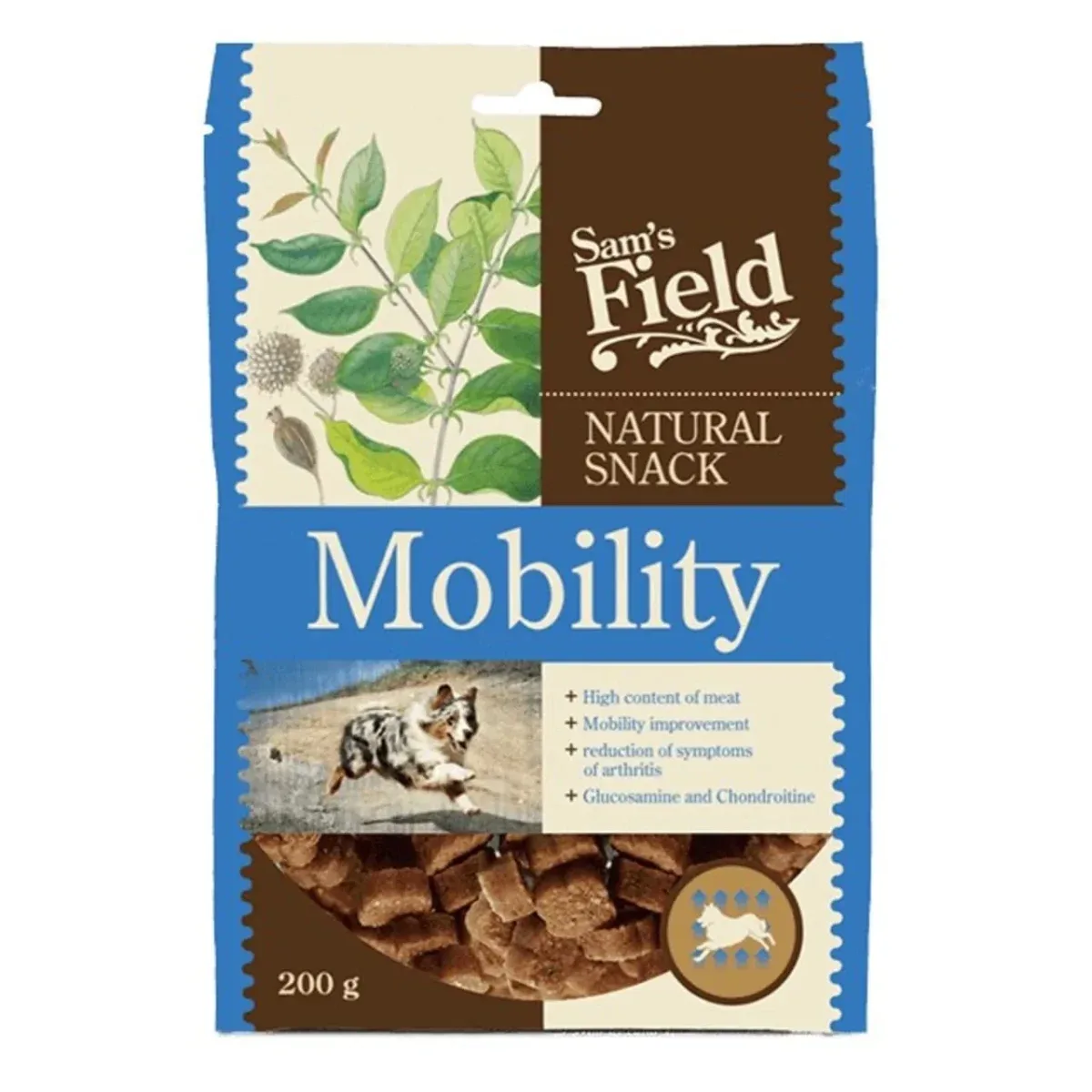 Sam’s Field Mobility 200g hundegodbid – glukosamin & chondroitin