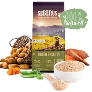 Seberus Dried Insects – et mere bæredygtigt kornfrit hundefoder