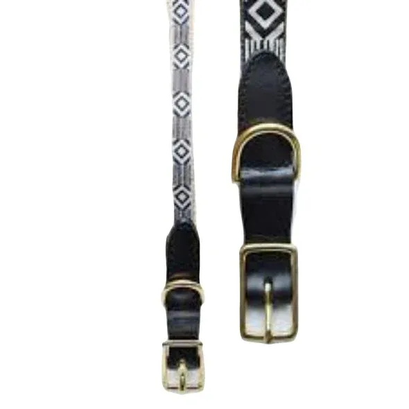 SeeScoutSleep Hundehalsbånd Out of My Box – Cream & Black Leather XXL
