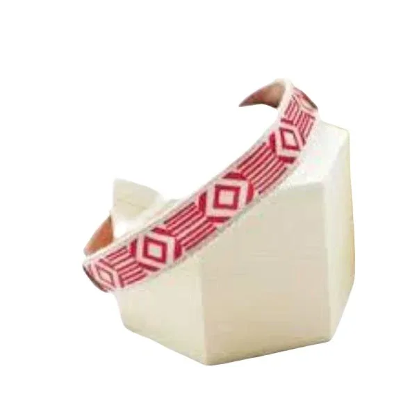 SeeScoutSleep Hundehalsbånd Out of My Box – Cream & Vermillion Leather XXL