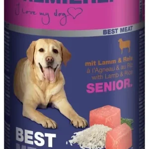 Senior Best Meat, dåse lam & ris 400 g