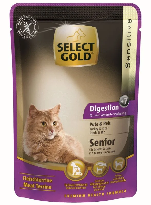 Senior Sensitive Digestion pou kalkun & ris 85 g - Image 2