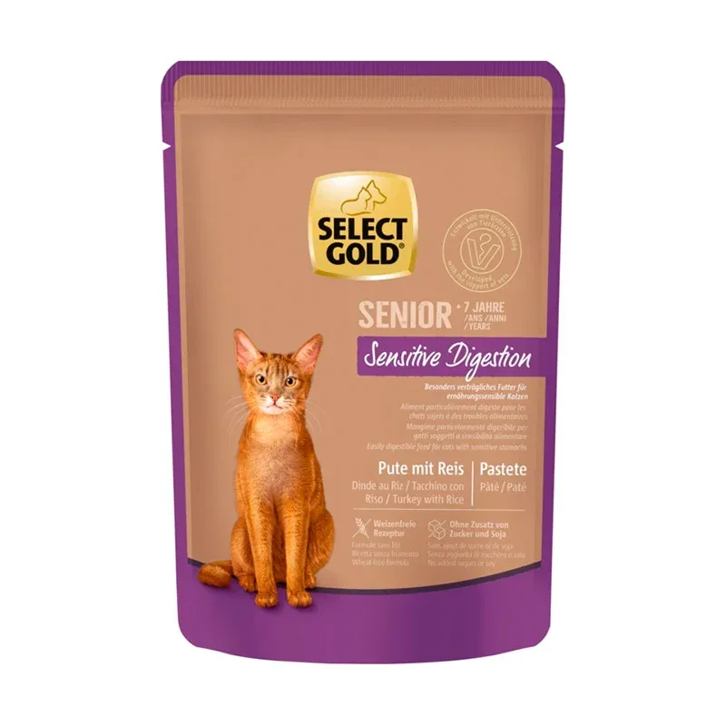 Senior Sensitive Digestion pou kalkun & ris 85 g