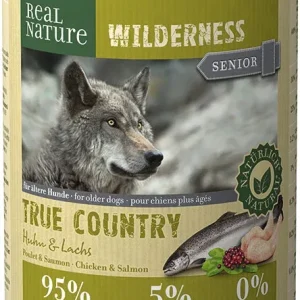 Senior Wilderness True Country kylling & laks 400 g