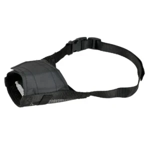 Sikkerheds Mundkurv Nylon large 10x25 cm brun